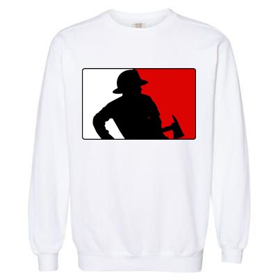 Fireman Team Logo Garment-Dyed Sweatshirt