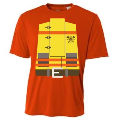 Fireman Uniform Costume Cooling Performance Crew T-Shirt