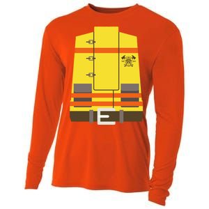 Fireman Uniform Costume Cooling Performance Long Sleeve Crew