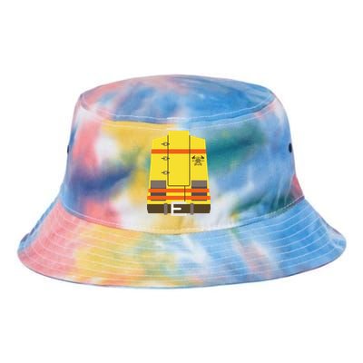 Fireman Uniform Costume Tie Dye Newport Bucket Hat