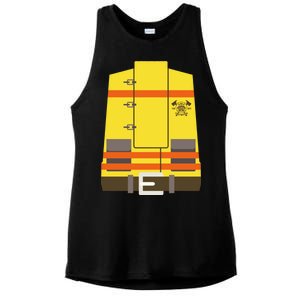 Fireman Uniform Costume Ladies PosiCharge Tri-Blend Wicking Tank