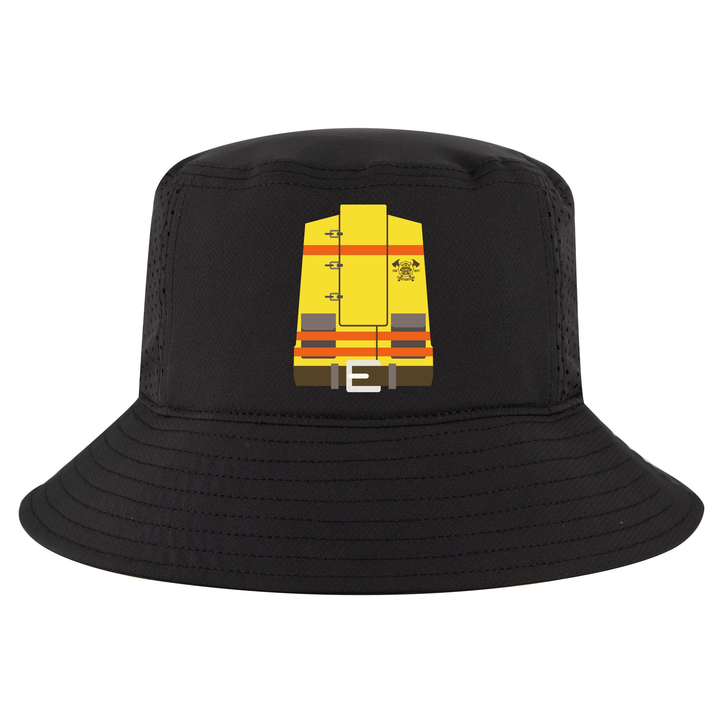 Fireman Uniform Costume Cool Comfort Performance Bucket Hat