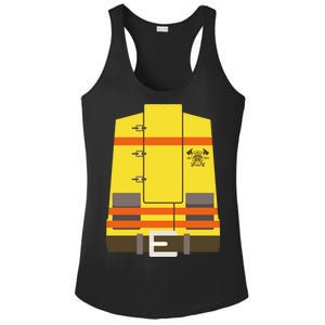 Fireman Uniform Costume Ladies PosiCharge Competitor Racerback Tank