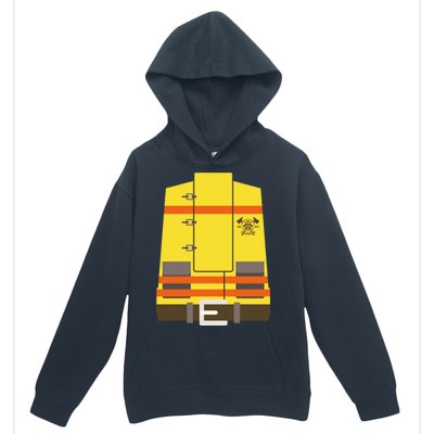 Fireman Uniform Costume Urban Pullover Hoodie