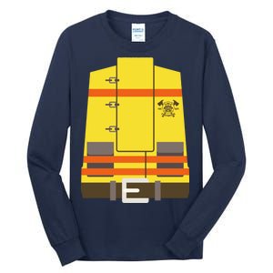 Fireman Uniform Costume Tall Long Sleeve T-Shirt