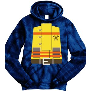 Fireman Uniform Costume Tie Dye Hoodie