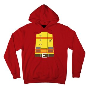 Fireman Uniform Costume Hoodie