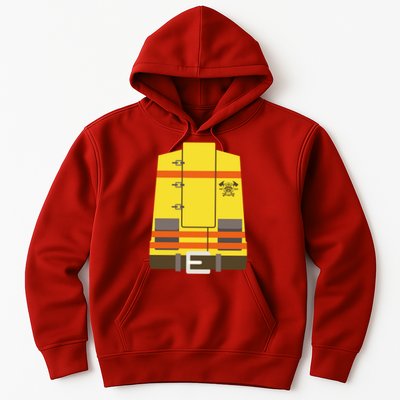 Fireman Uniform Costume Hoodie