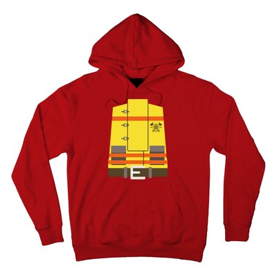 Fireman Uniform Costume Hoodie