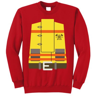 Fireman Uniform Costume Sweatshirt