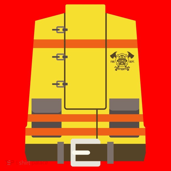 Fireman Uniform Costume Button