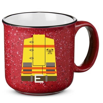 Fireman Uniform Costume 15oz Campfire Ceramic Mug