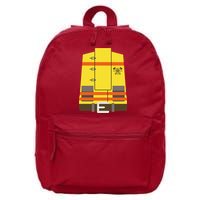 Fireman Uniform Costume 16 in Basic Backpack