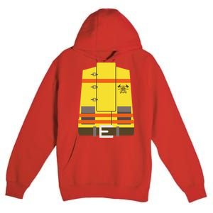 Fireman Uniform Costume Premium Pullover Hoodie