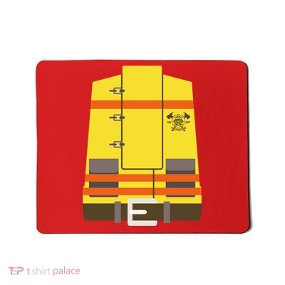 Fireman Uniform Costume Mousepad