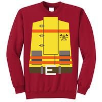 Fireman Uniform Costume Tall Sweatshirt