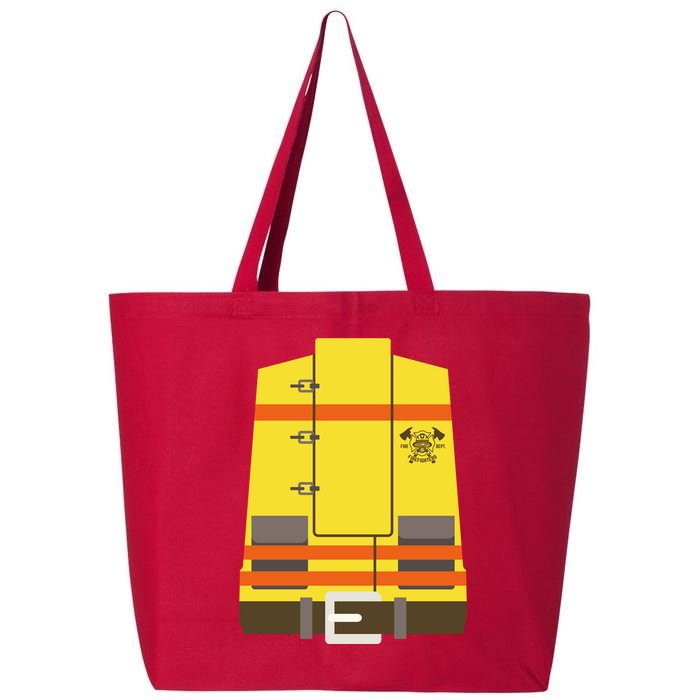 Fireman Uniform Costume 25L Jumbo Tote