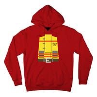 Fireman Uniform Costume Tall Hoodie