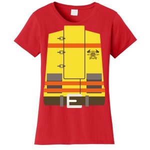 Fireman Uniform Costume Women's T-Shirt