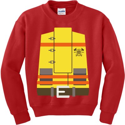 Fireman Uniform Costume Kids Sweatshirt
