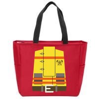 Fireman Uniform Costume Zip Tote Bag