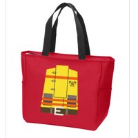 Fireman Uniform Costume Zip Tote Bag