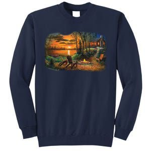 Fireside Scene Tall Sweatshirt