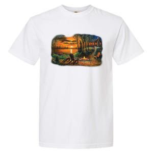 Fireside Scene Garment-Dyed Heavyweight T-Shirt