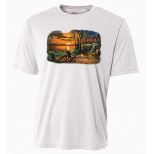 Fireside Scene Cooling Performance Crew T-Shirt