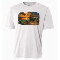 Fireside Scene Cooling Performance Crew T-Shirt