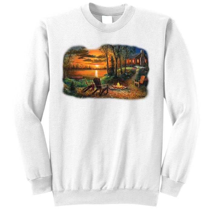 Fireside Scene Sweatshirt