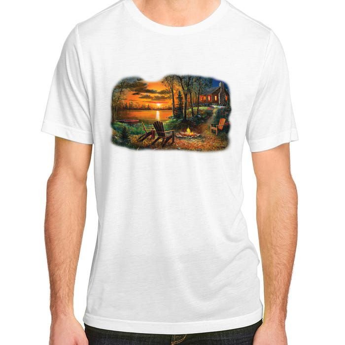 Fireside Scene Adult ChromaSoft Performance T-Shirt