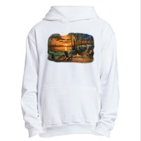 Fireside Scene Urban Pullover Hoodie