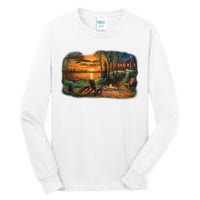 Fireside Scene Tall Long Sleeve T-Shirt