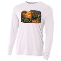 Fireside Scene Cooling Performance Long Sleeve Crew