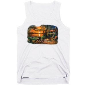 Fireside Scene Tank Top