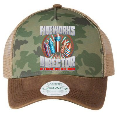 Fireworks Director If I Run, We All Run Legacy Tie Dye Trucker Hat