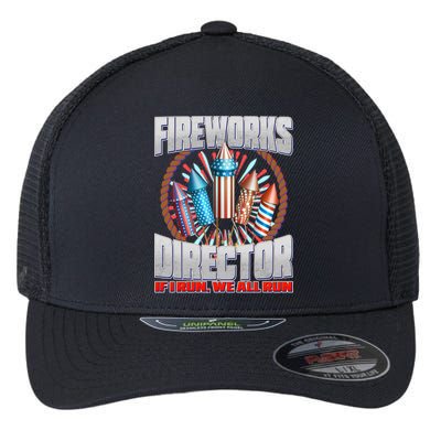 Fireworks Director If I Run, We All Run Flexfit Unipanel Trucker Cap