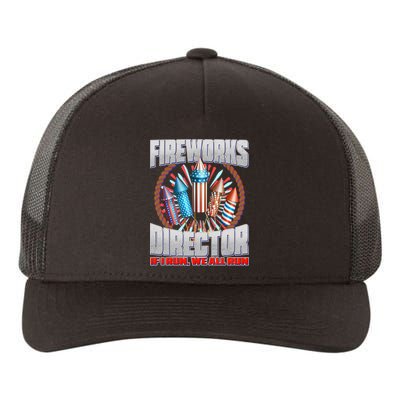 Fireworks Director If I Run, We All Run Yupoong Adult 5-Panel Trucker Hat