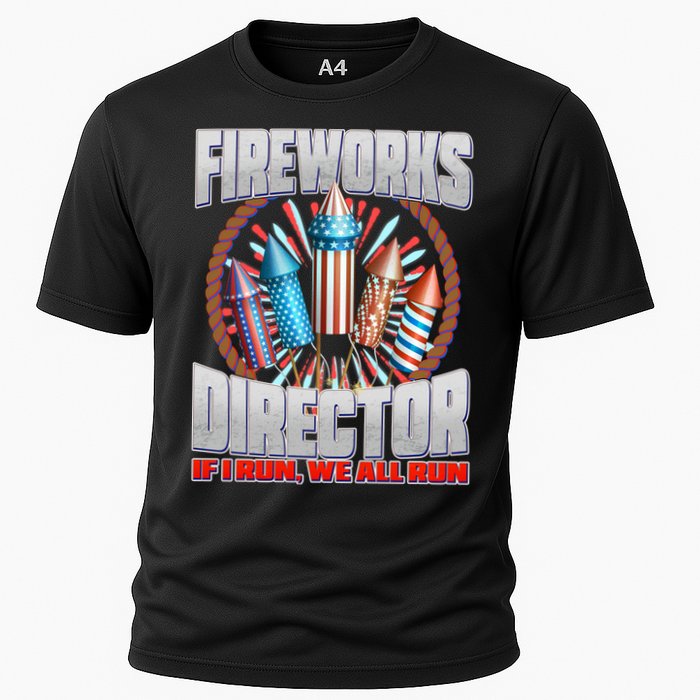 Fireworks Director If I Run, We All Run Performance Shirt