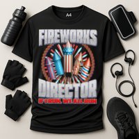 Fireworks Director If I Run, We All Run Performance Shirt