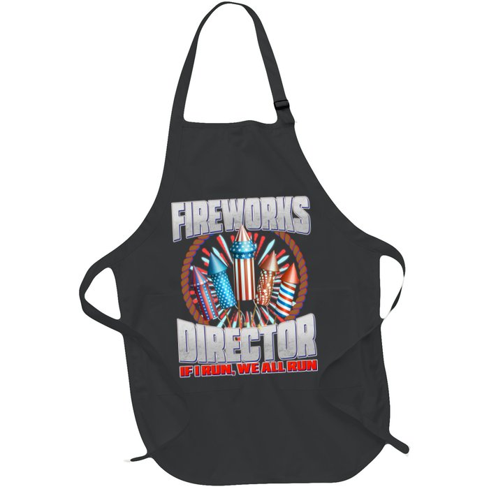 Fireworks Director If I Run, We All Run Apron