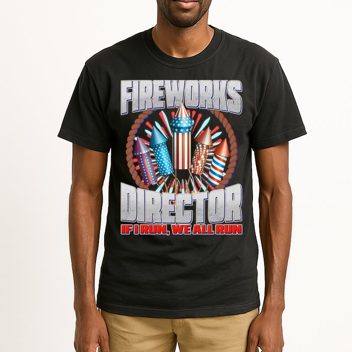 Fireworks Director If I Run, We All Run Tall T-Shirt