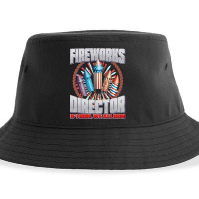 Fireworks Director If I Run, We All Run Sustainable Bucket Hat