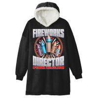 Fireworks Director If I Run, We All Run Hooded Wearable Blanket