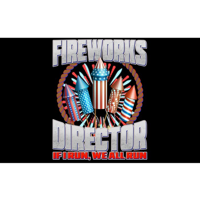 Fireworks Director If I Run, We All Run Bumper Sticker