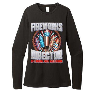 Fireworks Director If I Run, We All Run Womens CVC Long Sleeve Shirt