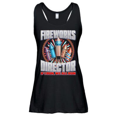 Fireworks Director If I Run, We All Run Ladies Essential Flowy Tank
