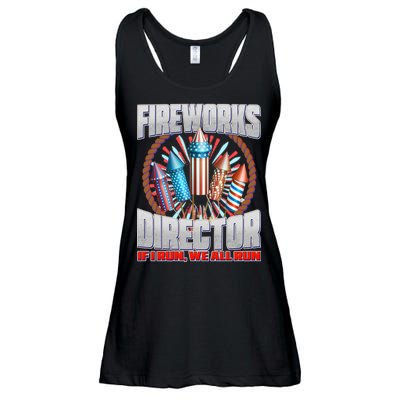 Fireworks Director If I Run, We All Run Ladies Essential Flowy Tank