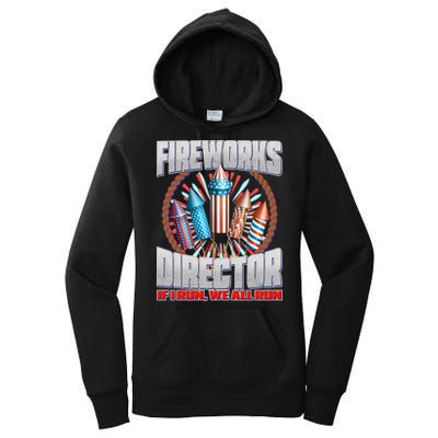Fireworks Director If I Run, We All Run Women's Pullover Hoodie